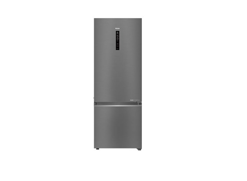 HAIER HRB-3664BS 346L 3 STAR INVERTER FROST FREE DOUBLE DOOR REFRIGERATOR, BRUSHLINE SILVER, MAGIC C