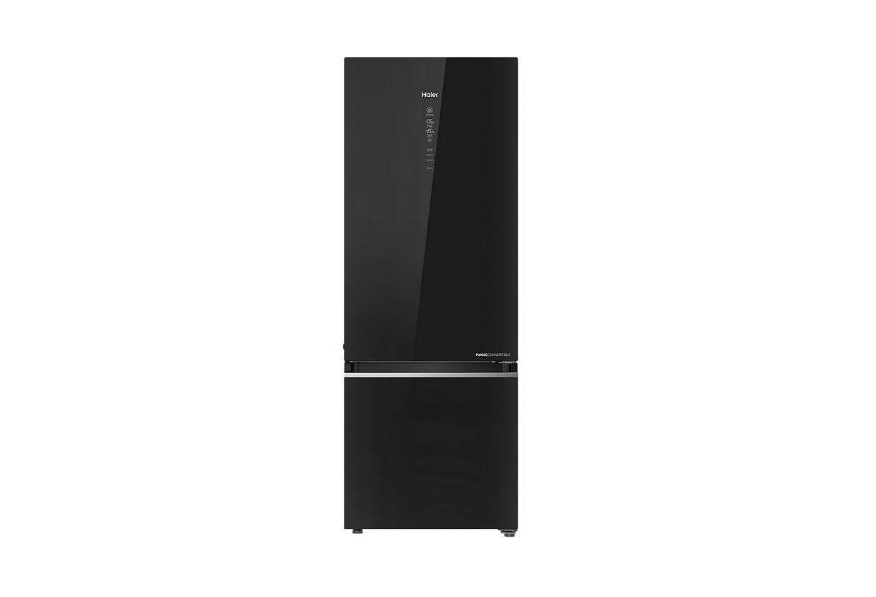 HAIER HRB-4952CKG 445 LITRES 2 STAR DOUBLE DOOR BOTTOM MOUNT CONVERTIBLE REFRIGERATOR WITH TRIPLE IN