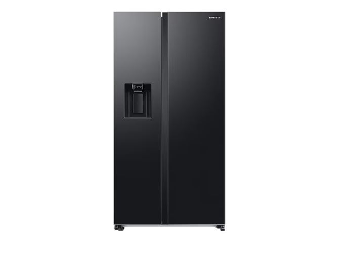 SAMSUNG SIDE BY SIDE REFRIGERATOR 633L 3 STAR Convertible 5in1, RS78CG8543B1, BLACK MATT