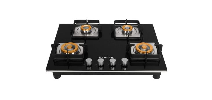 FABER HOB HTG654 CRS BR CI 65 CM 4 BURNER