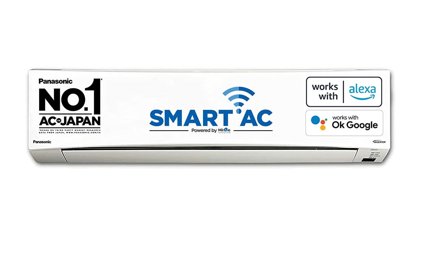 PANASONIC CS/CU-TU18YKY-1 1.5 TON 4 STAR INVERTER SPLIT AC WITH WiFi, WHITE, R-32, AUTO CONVERTIBLE