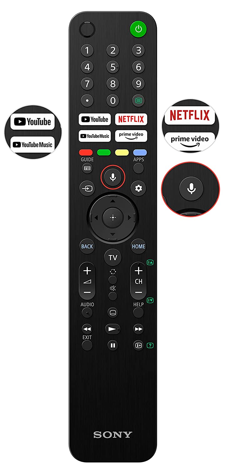 Sony Bravia 139 cm (55 inches) 4K Ultra HD Smart LED Google TV KD-55X85J (Black) (2021 Model) with A