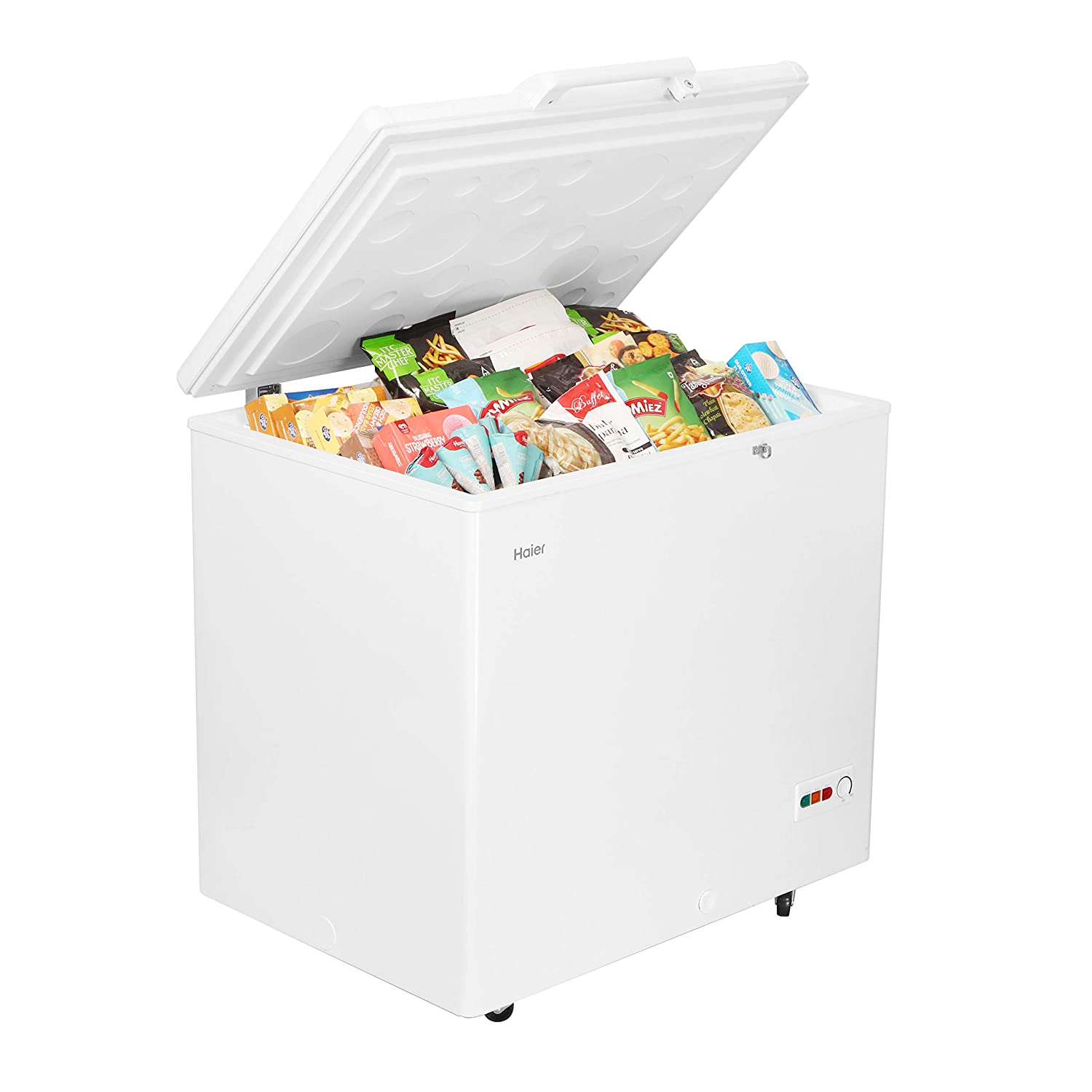 HAIER HCC-230HCN SINGLE DOOR HARD TOP DEEP FREEZER, 198 LTR, WHITE CONVERTIBLE