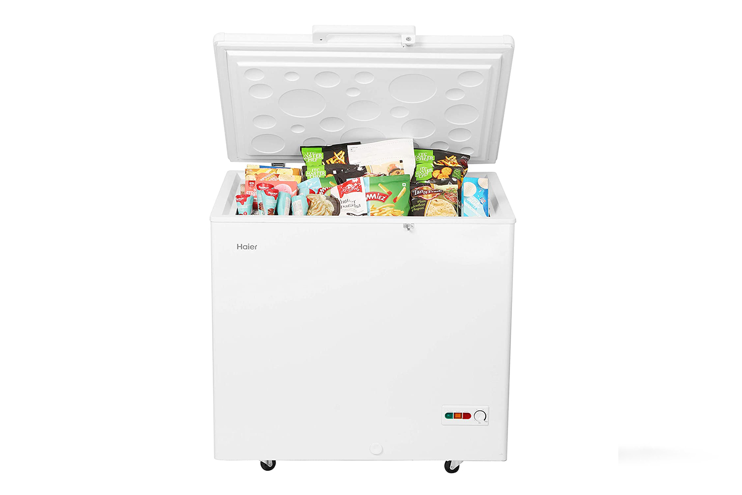 HAIER HCC-230HCN SINGLE DOOR HARD TOP DEEP FREEZER, 198 LTR, WHITE CONVERTIBLE