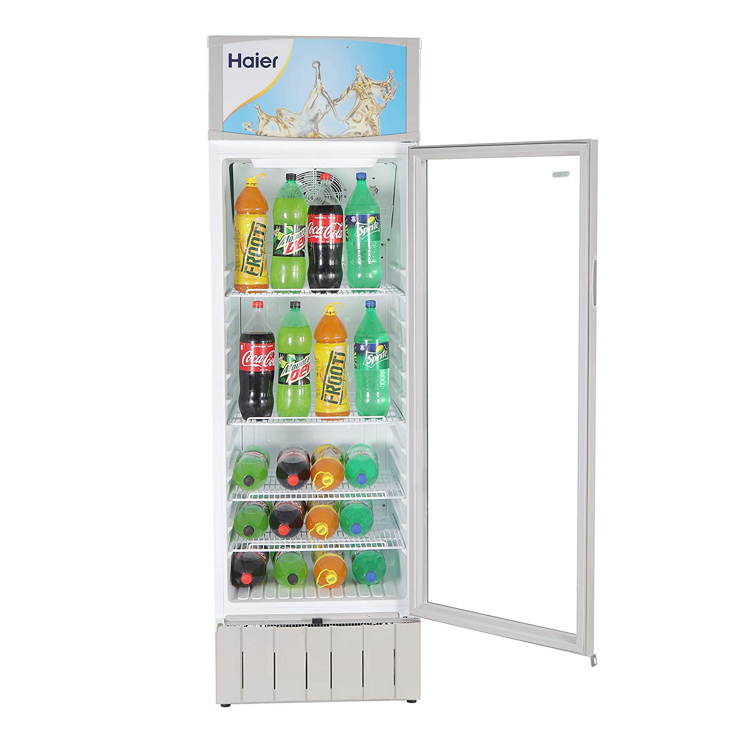 Haier HVC-340GHC Single Door Visi Cooler