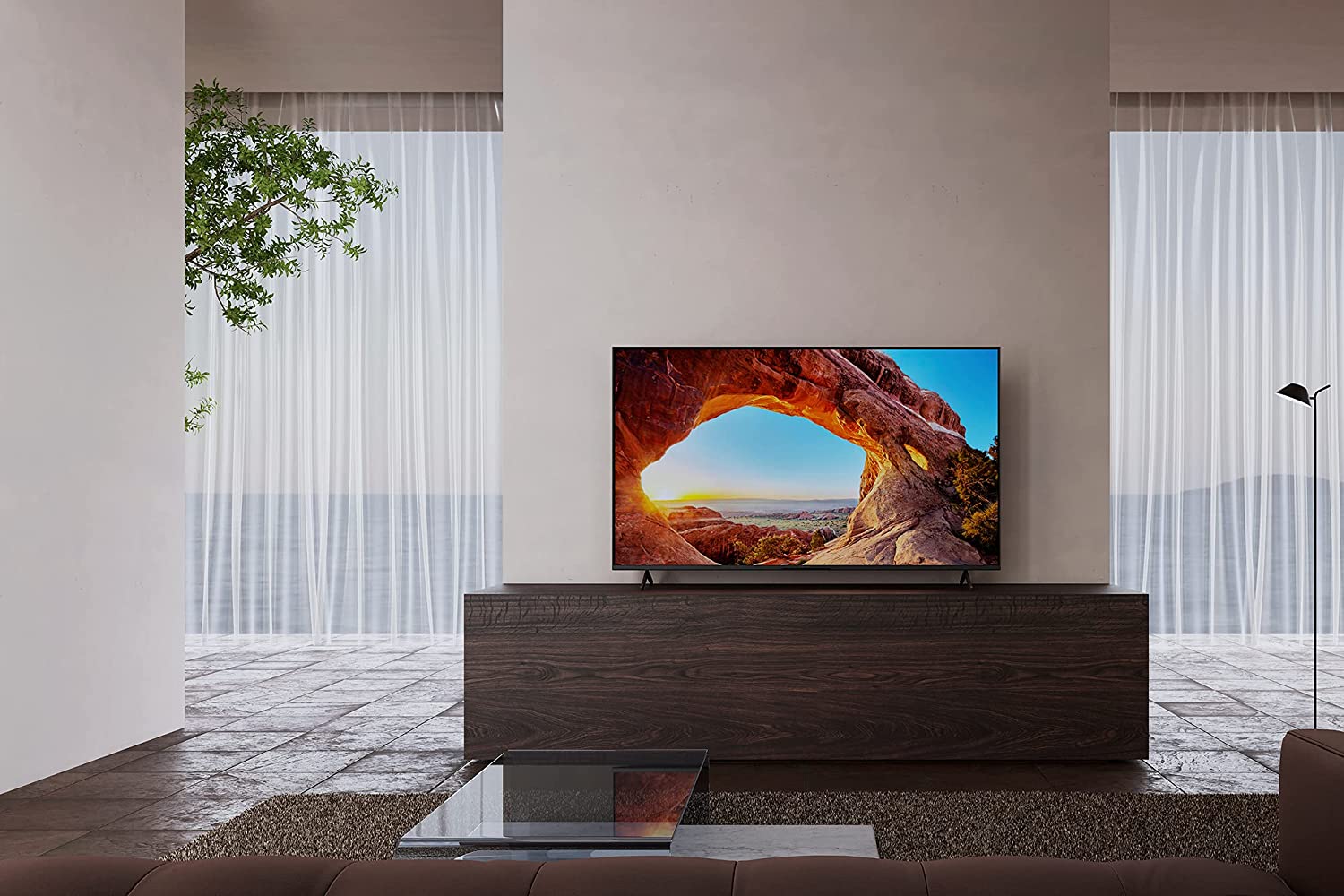 Sony Bravia 139 cm (55 inches) 4K Ultra HD Smart LED Google TV KD-55X85J (Black) (2021 Model) with A