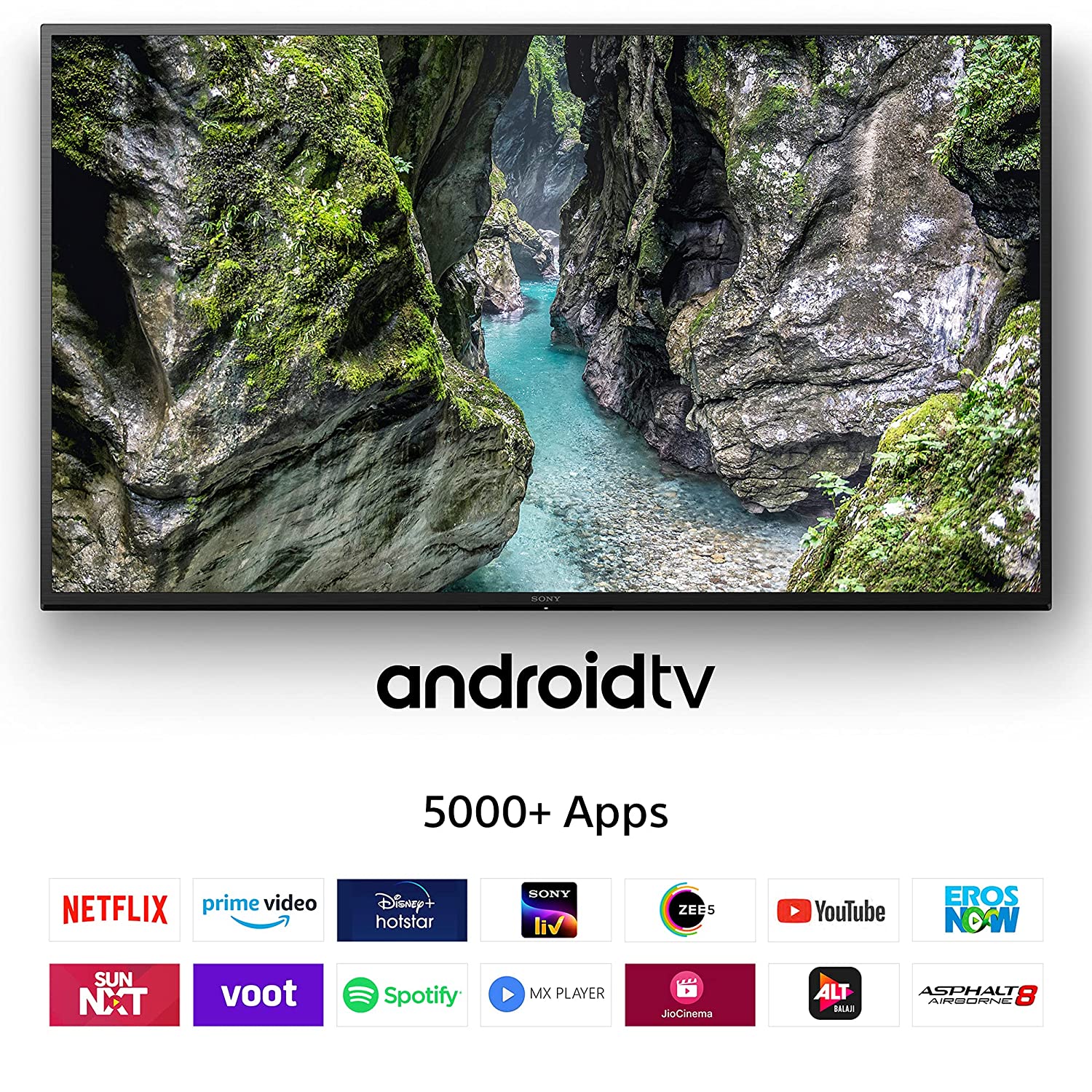 Sony Bravia 126 cm (50 inches) 4K Ultra HD Smart Android LED TV KD-50X75 (Black) (2021 Model)  with 