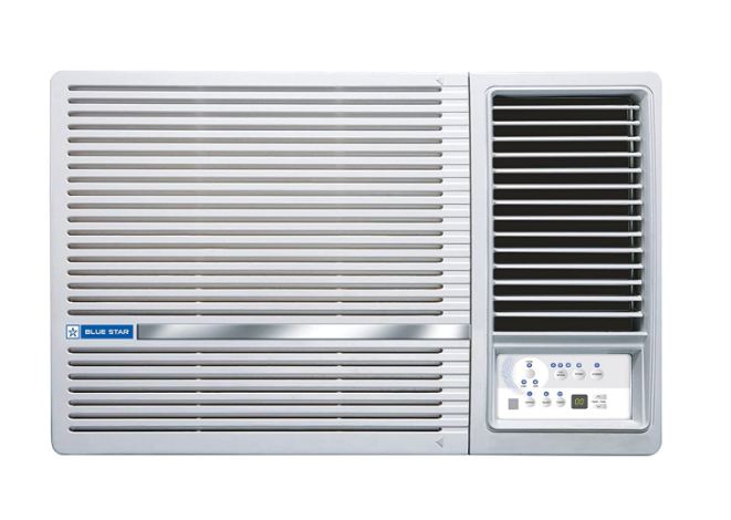BLUESTAR WFA312LL 1 TON 3 STAR FIX SPEED NON INVERTER WINDOW AC, COPPER, WHITE, R-32 