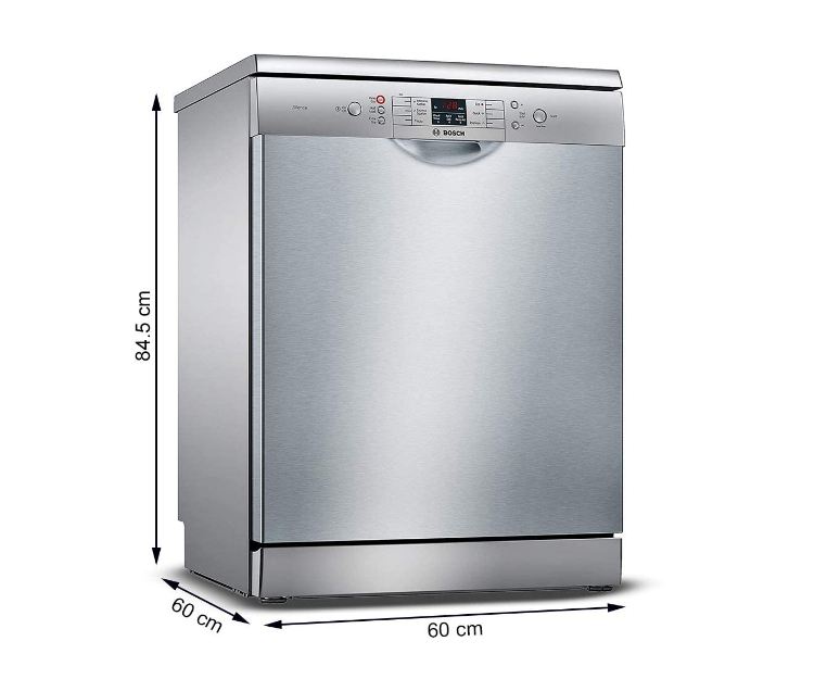 BOSCH DISHWASHER SMS66GI01I, SILVER INOX