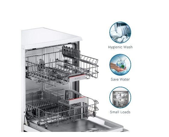 BOSCH SMS66GW01I 13 PLACE SETTINGS DISHWASHER (WHITE)