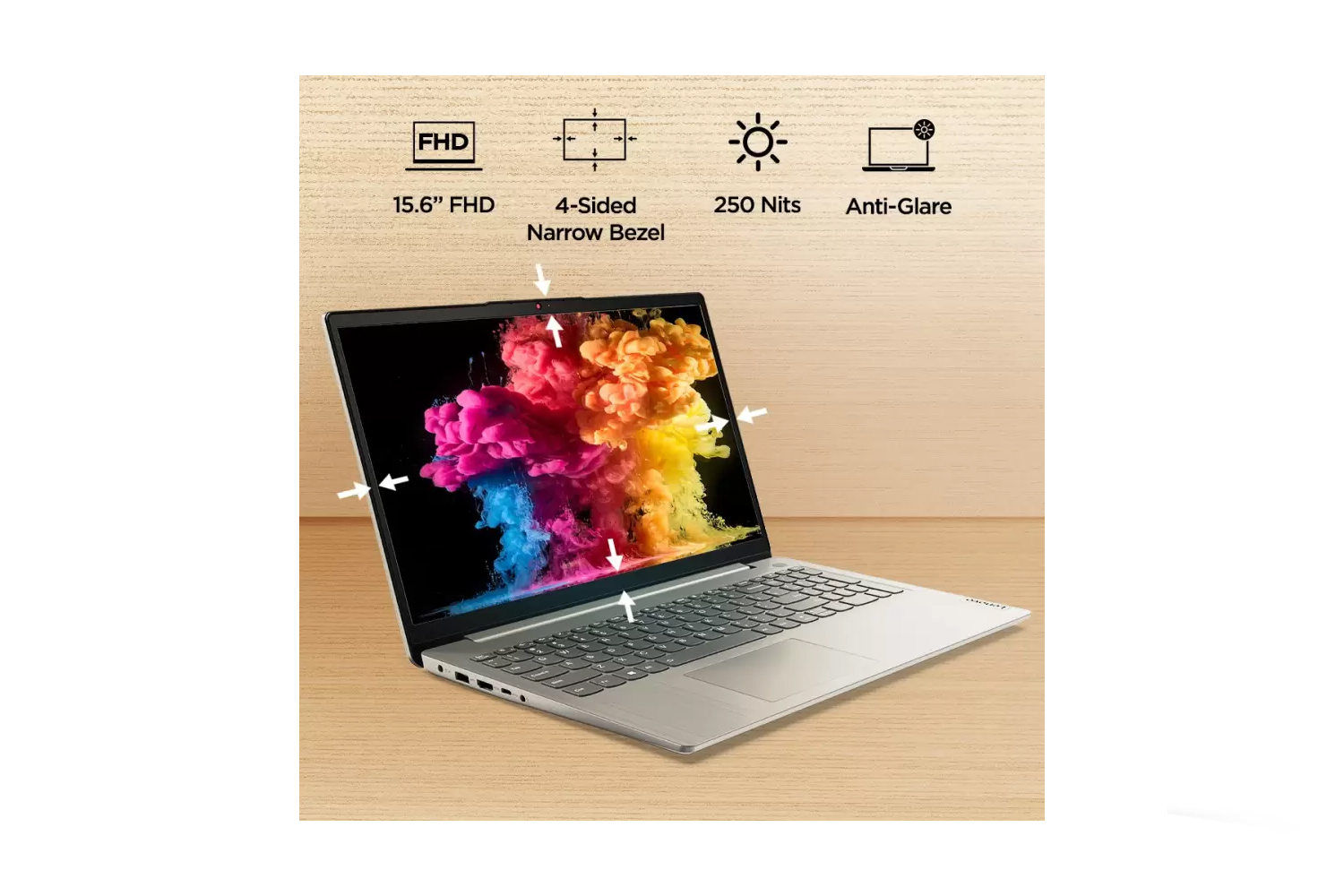 Lenovo IdeaPad 3 15.6 inch Core i3 11th Gen, 8 GB, 512 GB SSD, Windows 10 Home, 15ITL6, Thin and Lig