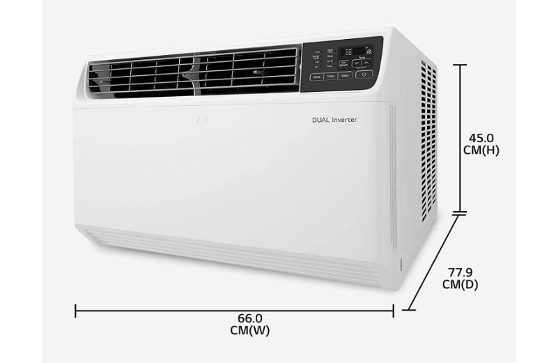 LG WINDOW AC PW-Q18WUZA, 1.5 TON 5 STAR DUAL INVERTER, COPPER, R-32